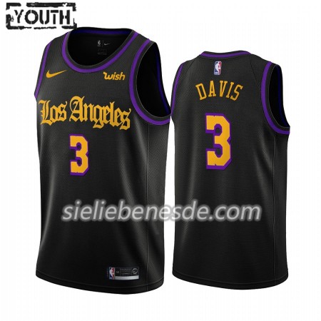 Kinder NBA Los Angeles Lakers Trikot Anthony Davis 3 Nike 2019-2020 City Creative Swingman